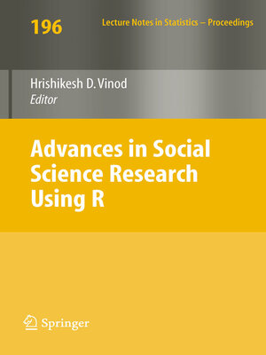 cover image of Advances in Social Science Research Using R